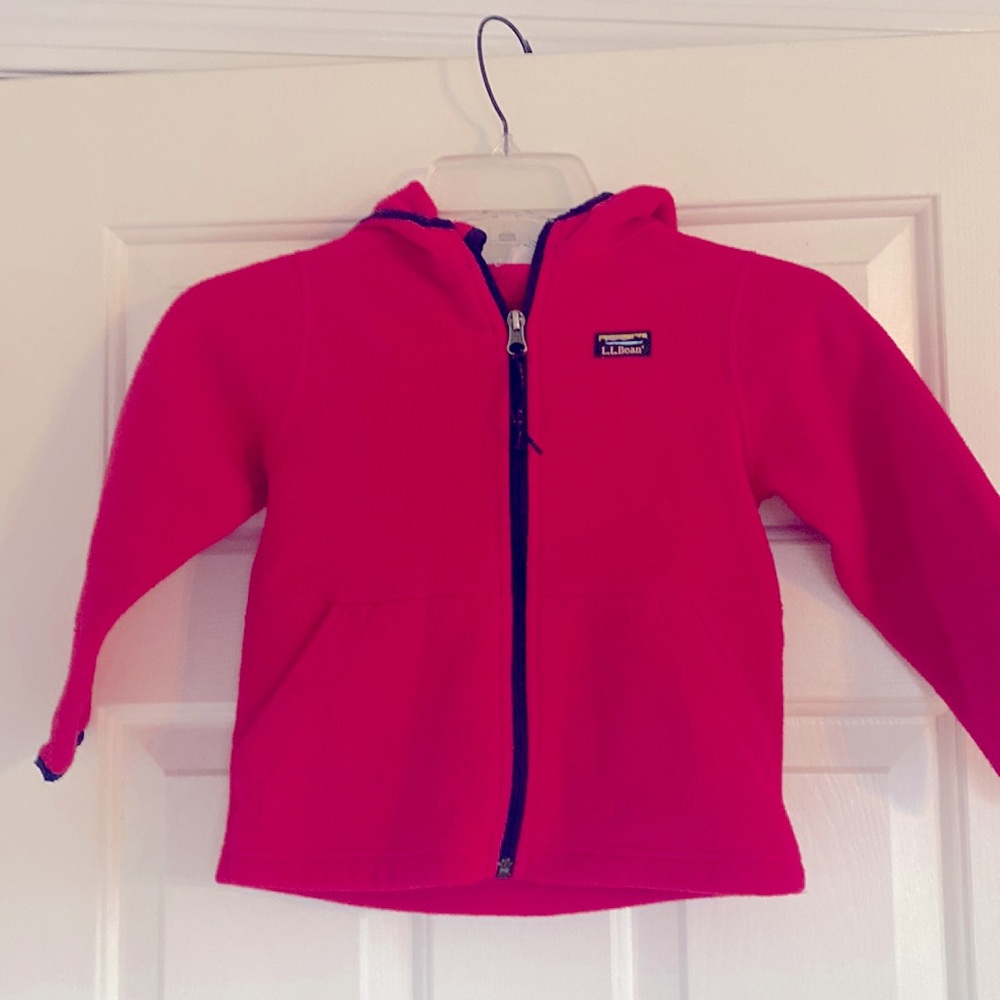 LL Bean girls fleece size 4T